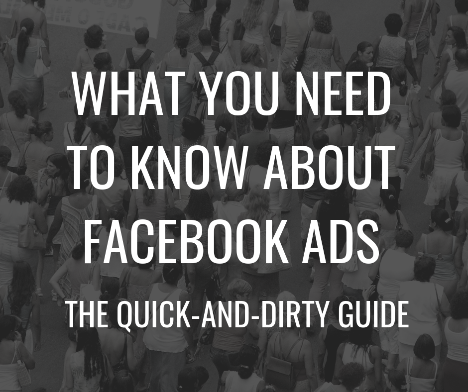 Crowd of people on what you need to know about Facebook ads